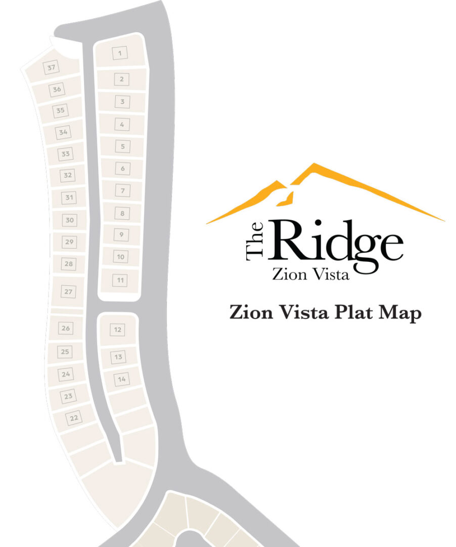 The Ridge Plat Map